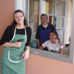 Sara, suor Cristina e Debora